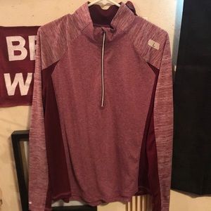 Maroon running jacket